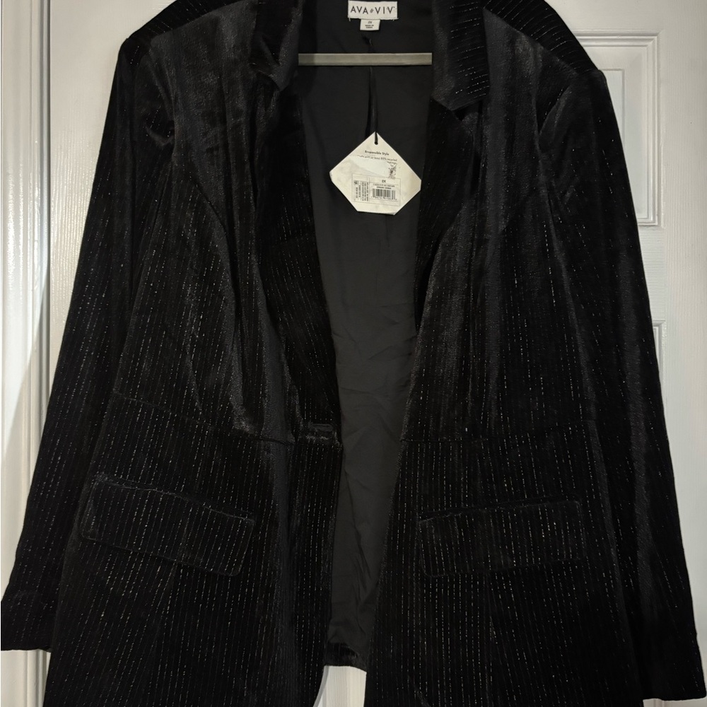 AVA & VIV Black Blazer and matching pants